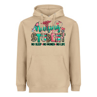 Mushroom nursing student no sleep no money no life Heavyweight Hoodie - RanaPortraitStore