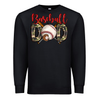 Black baseball dad Premium Sweatshirt - Zillion Design Studio