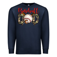 Navy baseball dad Premium Sweatshirt - Zillion Design Studio