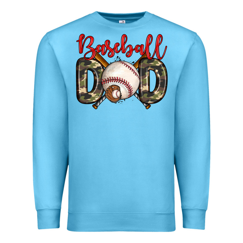 Baseball Dad Premium Sweatshirt by Zillion Design Studio | Teevron