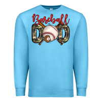 Ocean Blue baseball dad Premium Sweatshirt - Zillion Design Studio