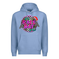 Colony Blue it's race day y'all Premium Hoodie - AdoDesignShop