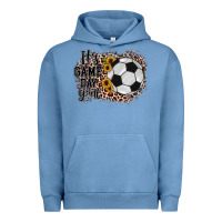 Pigment Pebble Blue it's game day y'all soccer Urban Hoodie - JahusDesignShop