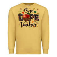 Antique Gold one dope teacher Premium Sweatshirt - texasbilliewilder
