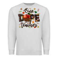 Dove Grey one dope teacher Premium Sweatshirt - texasbilliewilder