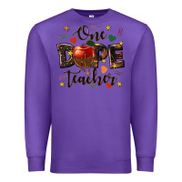 Purple one dope teacher Premium Sweatshirt - texasbilliewilder