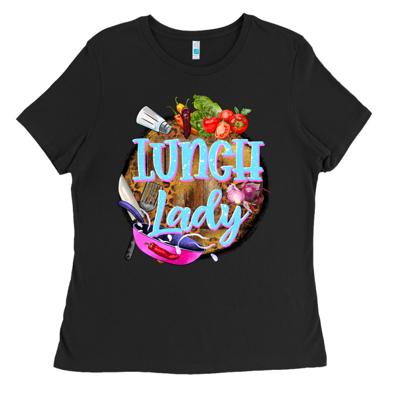 Western Lunch Lady Ladies Tee by BarkalooDesign | Teevron