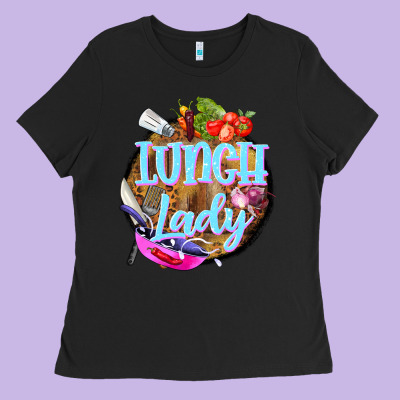 Western Lunch Lady Ladies Tee Designed By Barkaloodesign