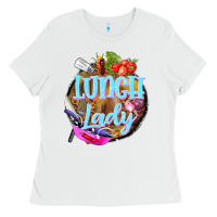 White western lunch lady Ladies Tee - BarkalooDesign