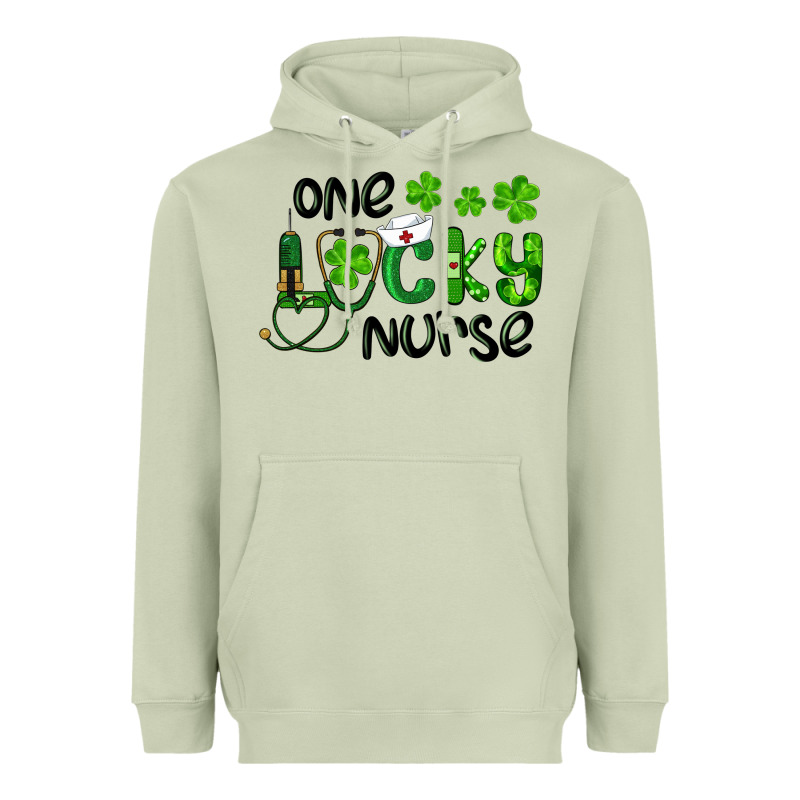 One Lucky Nurse Heavyweight Hoodie by RanaPortraitStore | Teevron