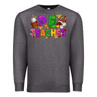 Charcoal Heather p.e. teacher cinco de mayo Premium Sweatshirt - texasbilliewilder