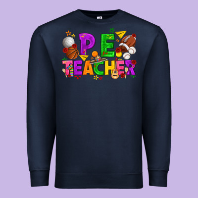 P.e. Teacher Cinco De Mayo Premium Sweatshirt Designed By Texasbilliewilder