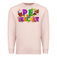 Pale Pink p.e. teacher cinco de mayo Premium Sweatshirt - texasbilliewilder