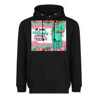 She Works Willingly With Her Hands Afro Nurse Heavyweight Hoodie | Teevron