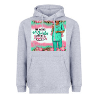 Heather Grey she works willingly with her hands afro nurse Heavyweight Hoodie - RanaPortraitStore