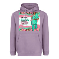 Lavender she works willingly with her hands afro nurse Heavyweight Hoodie - RanaPortraitStore