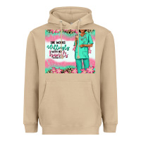 Mushroom she works willingly with her hands afro nurse Heavyweight Hoodie - RanaPortraitStore
