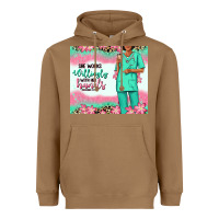 Toasted Coconut she works willingly with her hands afro nurse Heavyweight Hoodie - RanaPortraitStore