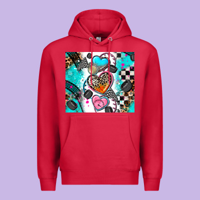 Race Heart Tumbler Premium Hoodie Designed By Adodesignshop