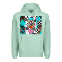 Seafoam race heart tumbler Premium Hoodie - AdoDesignShop