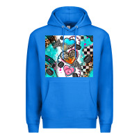 True Royal race heart tumbler Premium Hoodie - AdoDesignShop