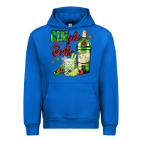 Cobalt gin`gle bells with bottle and cocktail Urban Hoodie - AdoDesignShop
