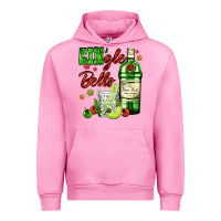Fuchsia Pink gin`gle bells with bottle and cocktail Urban Hoodie - AdoDesignShop