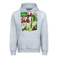 Heather Grey gin`gle bells with bottle and cocktail Urban Hoodie - AdoDesignShop