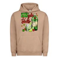 Pigment Burro gin`gle bells with bottle and cocktail Urban Hoodie - AdoDesignShop