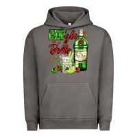 Pigment Tornado gin`gle bells with bottle and cocktail Urban Hoodie - AdoDesignShop
