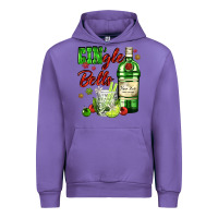 Tulip gin`gle bells with bottle and cocktail Urban Hoodie - AdoDesignShop