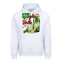 White gin`gle bells with bottle and cocktail Urban Hoodie - AdoDesignShop