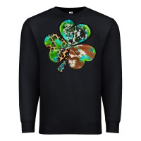 Black western shamrock Premium Sweatshirt - RanaPortraitStore