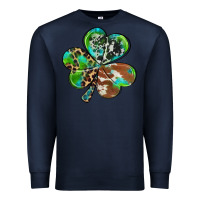 Navy western shamrock Premium Sweatshirt - RanaPortraitStore