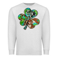 Oatmeal Heather western shamrock Premium Sweatshirt - RanaPortraitStore