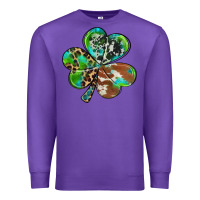 Purple western shamrock Premium Sweatshirt - RanaPortraitStore