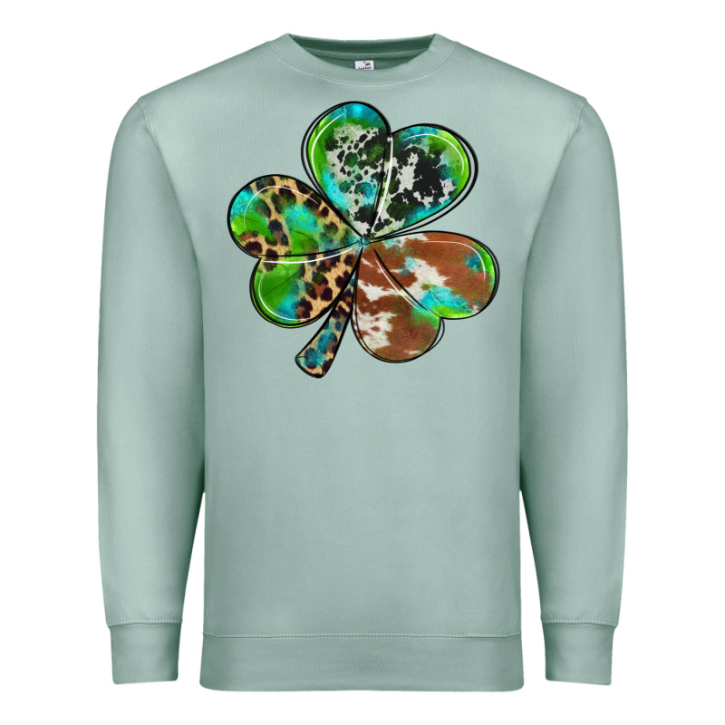 Western Shamrock Premium Sweatshirt by RanaPortraitStore | Teevron