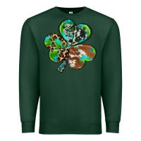 Sports Green western shamrock Premium Sweatshirt - RanaPortraitStore