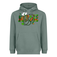 Sage st patricks day love nurse Heavyweight Hoodie - RanaPortraitStore