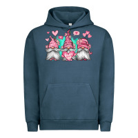 Pigment Midnight Navy valentines day gnomes Urban Hoodie - Jasminsmagicworld