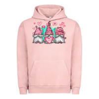 Pigment Salmon valentines day gnomes Urban Hoodie - Jasminsmagicworld