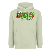 Matcha st patricks day lucky nurse Heavyweight Hoodie - RanaPortraitStore