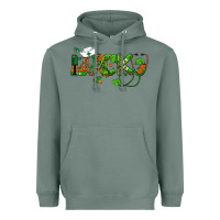 Sage st patricks day lucky nurse Heavyweight Hoodie - RanaPortraitStore