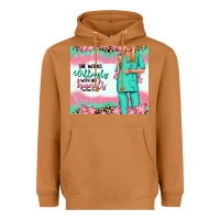 Meerkat she works willingly with her hands blonde nurse Heavyweight Hoodie - RanaPortraitStore