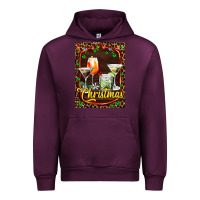 Mauve Wine cocktail set for Christmas Urban Hoodie - AdoDesignShop