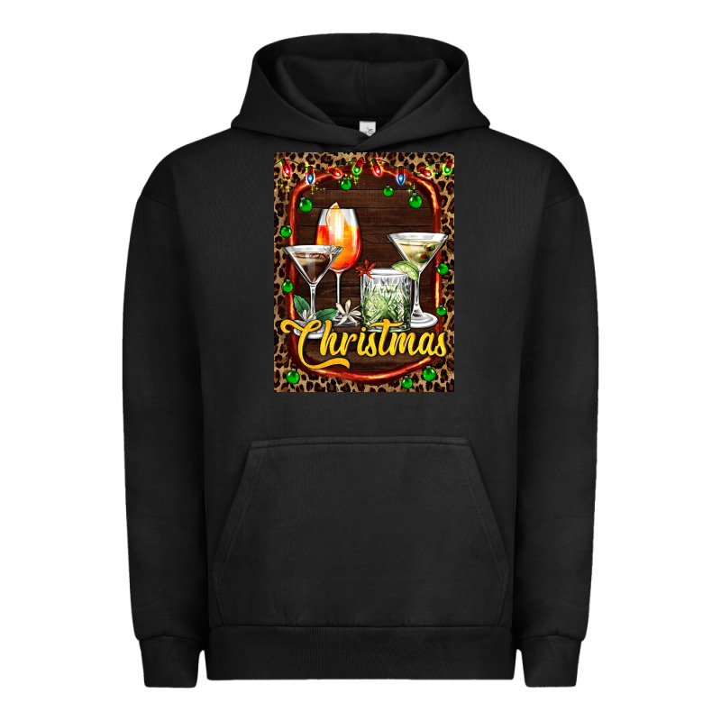 Cocktail Set For Christmas Urban Hoodie by AdoDesignShop | Teevron