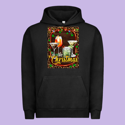 Cocktail Set For Christmas Urban Hoodie Designed By Adodesignshop