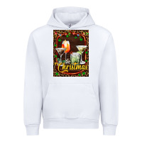 White cocktail set for Christmas Urban Hoodie - AdoDesignShop