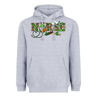 Heather Grey st patricks day nurse Heavyweight Hoodie - RanaPortraitStore