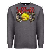Charcoal Heather softball dad Premium Sweatshirt - Zillion Design Studio